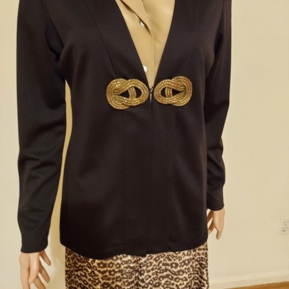 VINTAGE JACLYN SMITH 3 PC SKIRT SUIT SET SIZE SMALL NWT - Picture 4 of 14